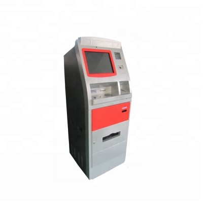 Banking Payment Kiosk With Bill Acceptor And Card Reader